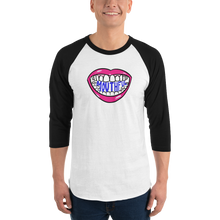 Load image into Gallery viewer, Mouthful Unisex 3/4 sleeve raglan shirt