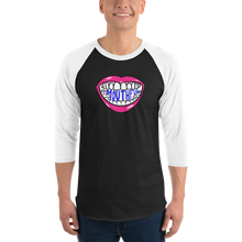 Load image into Gallery viewer, Mouthful Unisex 3/4 sleeve raglan shirt