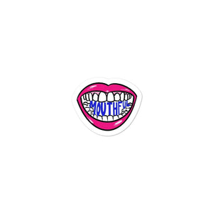 Mouthful Bubble-free stickers