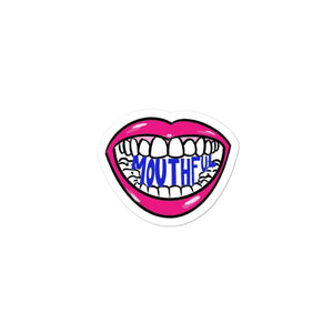Mouthful Bubble-free stickers