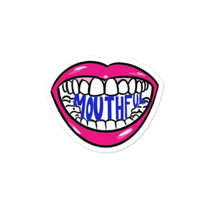 Mouthful Bubble-free stickers